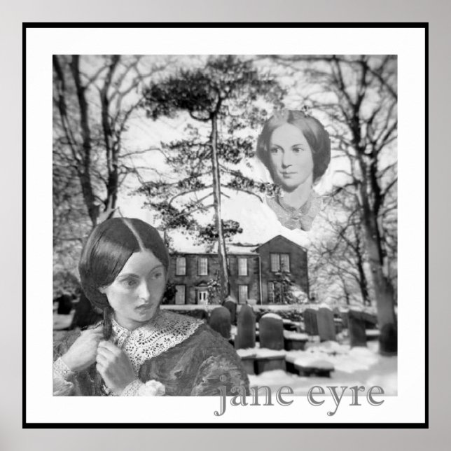 Poster Charlotte Bronte a son oeil sur Jane Eyre (Devant)