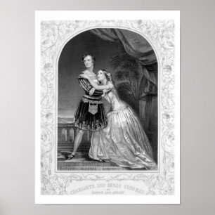 Poster Charlotte et Susan Cushman comme Roméo et Juliet, 