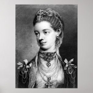 Poster Charlotte, Reine de Grande-Bretagne - Thomas Frye