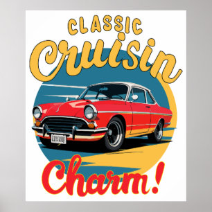 Poster Charme classique de la croisière !