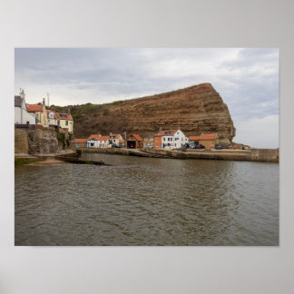 Poster Charme intemporel du port de Staithes