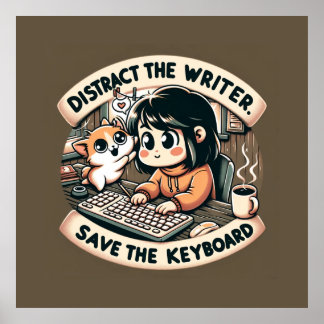 Poster Charming Chaos : Les maux de l'écrivain