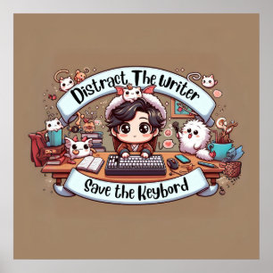 Poster Charming Chaos : Les maux de l'écrivain