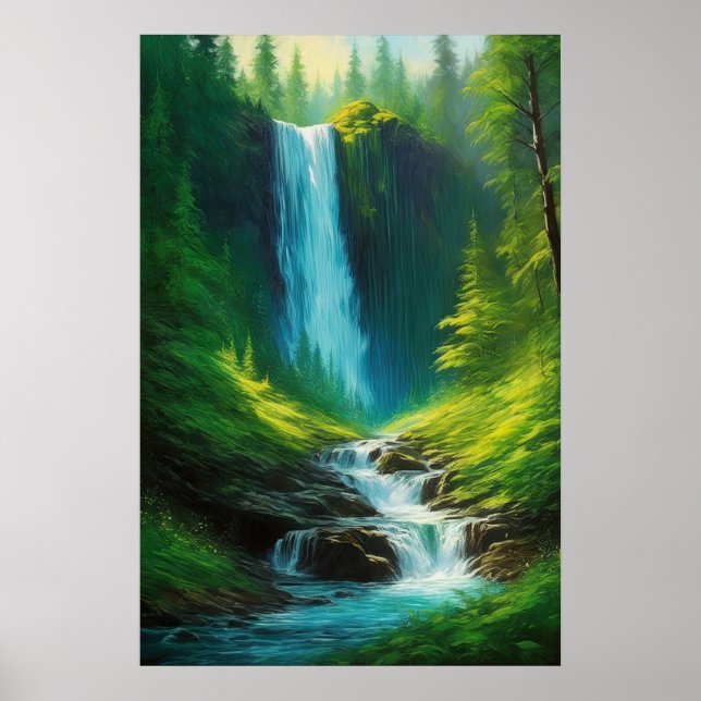 Poster Charming Waterfall's Song (Devant)