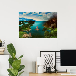 Poster Charon Traversant la rivière Styx par Joachim Pati