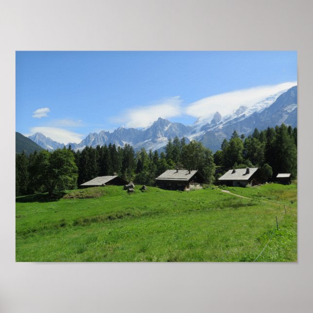 Poster Charousee Les Cabines des Alpes Françaises (Devant)