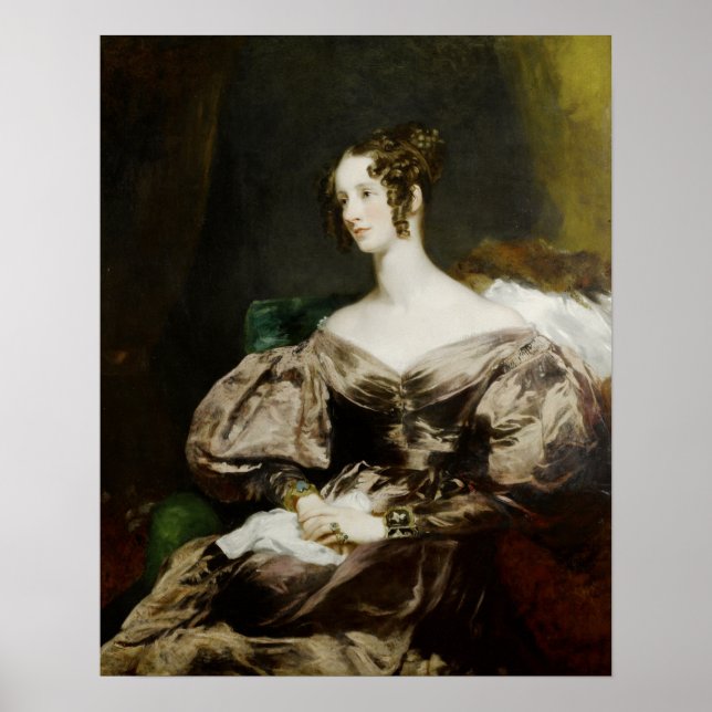 Poster Charpentier - Portrait De Harriet Comtesse Howe (Devant)