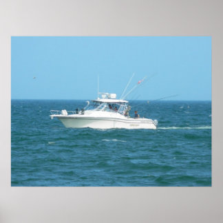 Poster Charte bateau de pêche