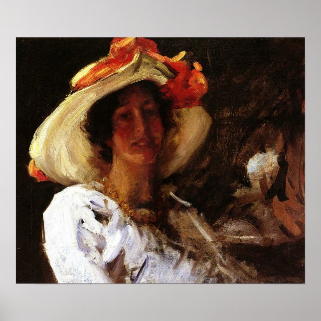 Poster Chase - Clara Stephens En Casquette 1913 (Devant)