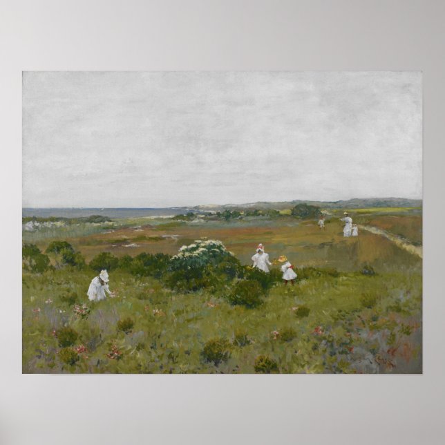 Poster Chase - Fleurs du bord de mer 1890 (Devant)