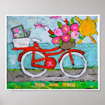 Chase Your Dreams Bicycle Print