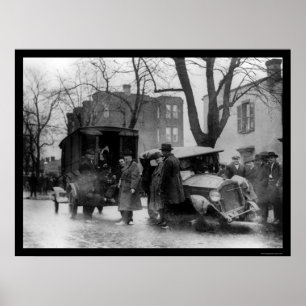 Poster Chasing Bootleggers in Washington, DC 1922