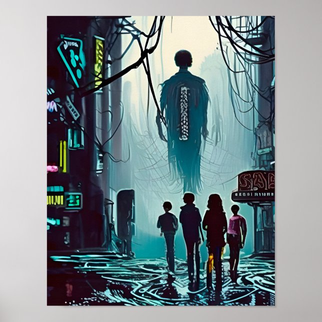 Poster Chasing the Bad Guys (version 2) (Devant)