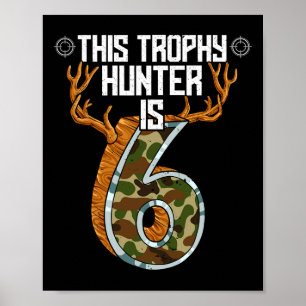 Poster Chasse à la chasse 6e anniversaire