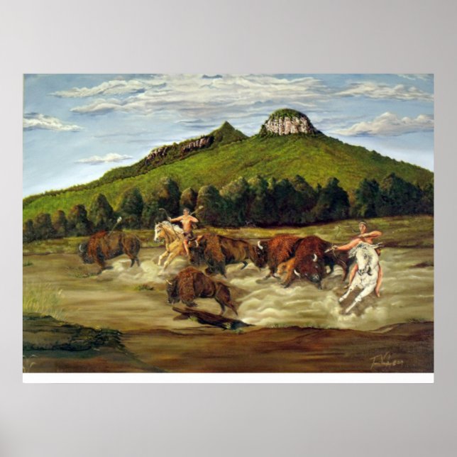 Poster Chasse à la montagne pilote (Devant)