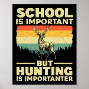 Poster Chasse Amusante Art Pour Garçons Hommes Chasseur C