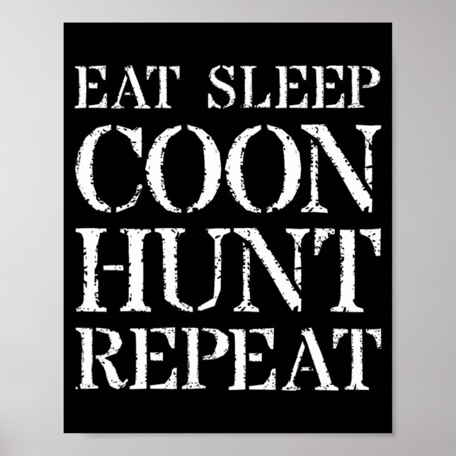 Poster Chasse Au Coon Pour Hommes Et Chasseurs Cadeau Man (Devant)