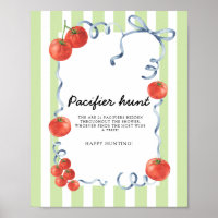 Chasse au Pacifique du Baby shower de tomate