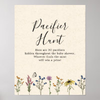 Chasse au Pacifique du Baby shower Fleur sauvage v