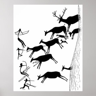 Poster Chasse au stade à Valltoria