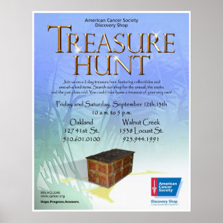 Poster Chasse au trésor