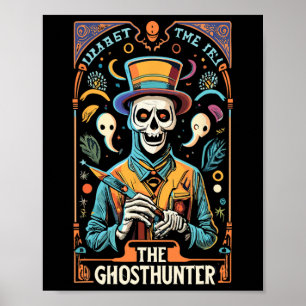 Poster Chasse Aux Fantômes Pour Enquêteur Paranormal