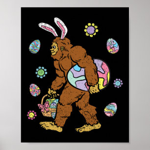 Poster Chasse aux oeufs de pieds de girofle Chasse au lap