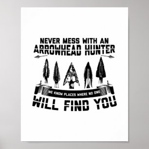Poster Chasse aux pointes Arrowhead   Cadeaux de tricotag
