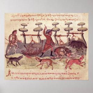 Poster Chasse avec les moustiquaires