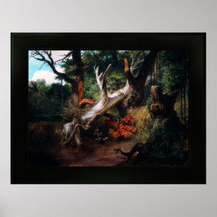 Poster Chasse dans les Marais Pontines par Horace Vernet