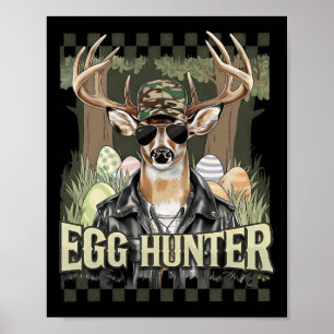 Poster Chasse D'Oeufs Deer Buck Byckward Casquette Deer H