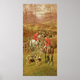 Poster Chasse Scene, 1906