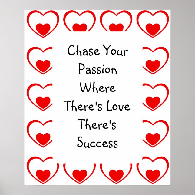 Poster Chasser votre passion (Devant)