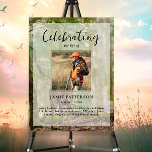 Poster Chasseur, Chasse Célébration de la vie, Photo d'en