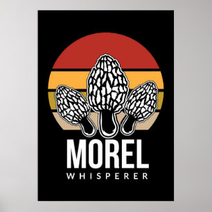 Poster Chasseur de champignons Morel Whisperer