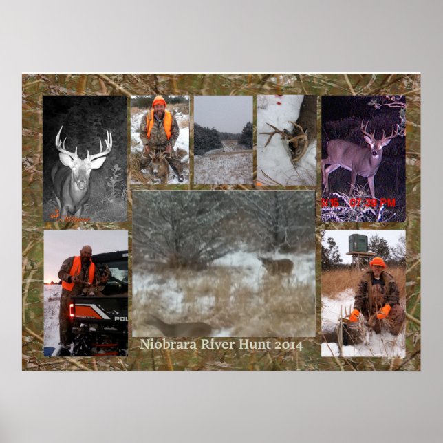 Poster Chasseur de rivière Niobrara 2014 (Devant)