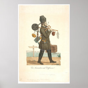Poster Chasseur d'or allant à CA. (0631A)