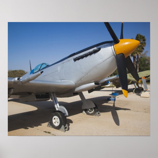 Poster Chasseur Spitfire de construction britannique (Devant)