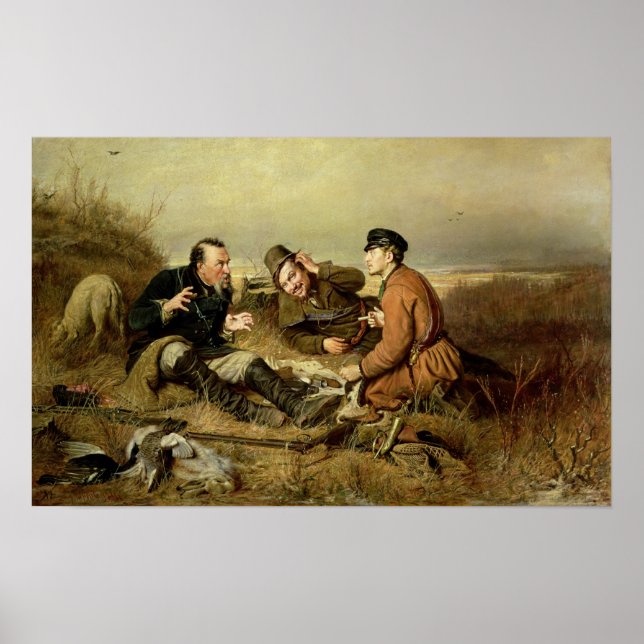 Poster Chasseurs, 1816 (Devant)