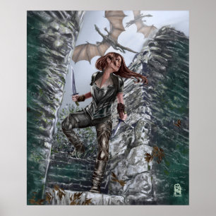 Poster Chasseuse d'Elven