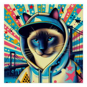 POSTER CHAT 4 SIAMESE
