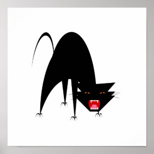 Poster Chat à baiser