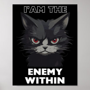 Poster Chat Amusant Trump Baby Funny Vote For Trump Cats 