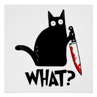 Chat assassin avec couteau