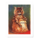 Chat aux douceurs mélangées par Louis Wain