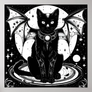 Poster Chat Chat Cosmique Chat Chat I
