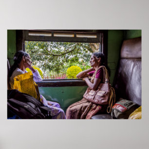 Poster Chat dans le train