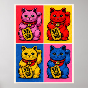 Poster Chat de la chance