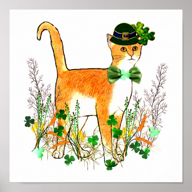 Poster Chat de la Saint Patrick (Devant)