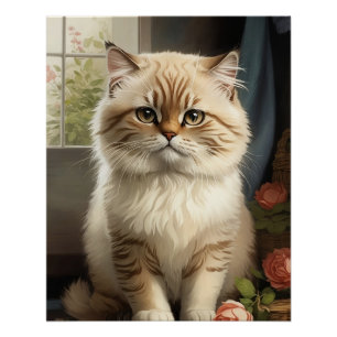 Poster Chat de l'Himalaya